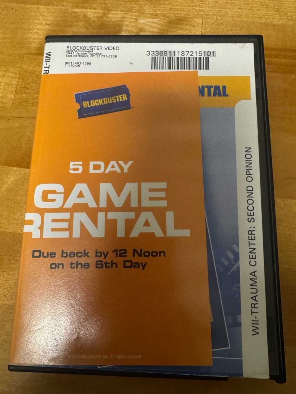 5-Day Game Rental Case - Orange